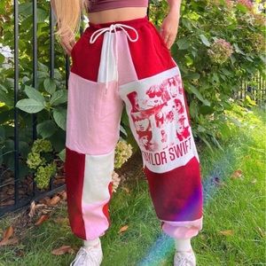 Adorable Reworked Taylor Swift Sweatpants • Perfect for the Upcoming Eras Tour!